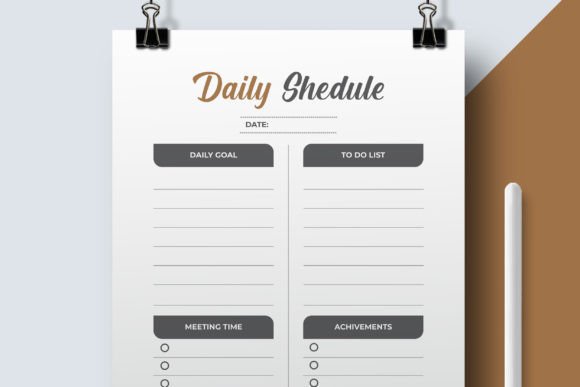 A Modern Planner for a Focused Week
