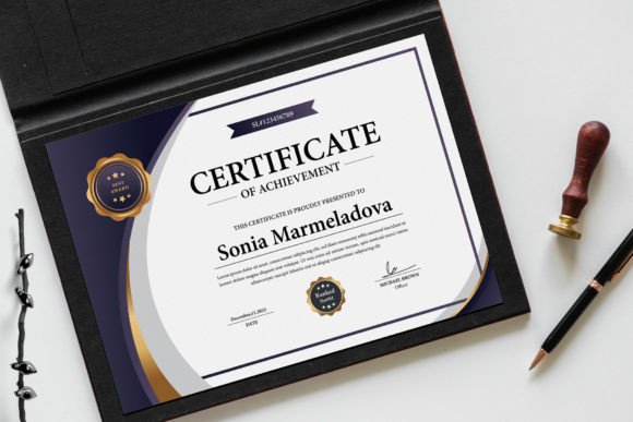 Certificate Template: A Modern Classy Design for Professionals