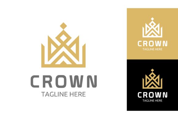 Crown Logo: A Scalable Vector for Premium Brand Identity