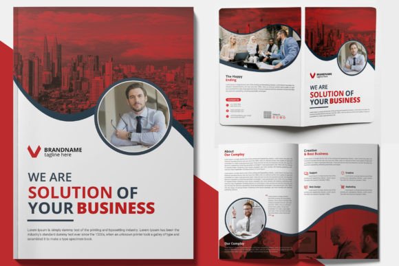 Elevate Your Marketing: The Bi Fold Brochure Template