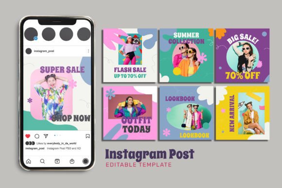 Fashion Super Sale Instagram Post: Elevate Your Feed