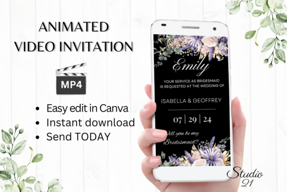Invite Your Bestie: The Digital Bridesmaid Proposal Template