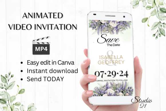 Modern Typography for Your Save the Date Announcement