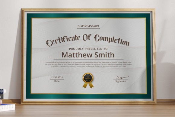New Certificate Template Design: A Modern and Classy Choice