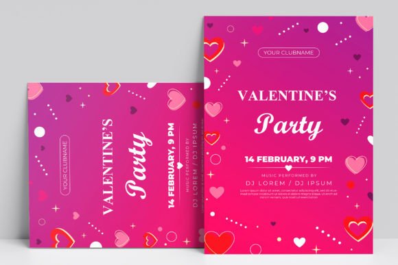 New Party Flyer Valentine Poster: Your Event's Secret Weapon