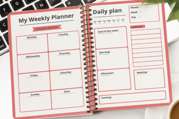 Organize Your Life with This Modern Weekly Planner Layout