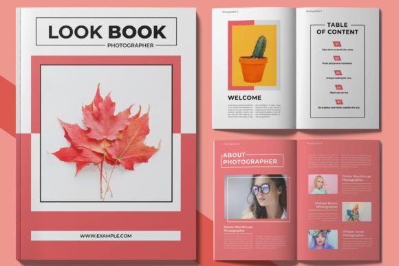 Professional Portfolio or Photobook: A Modern Template for Designers