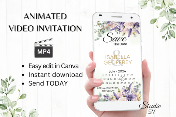 Streamline Your Event Announcement with Digital Save the Date W2412B