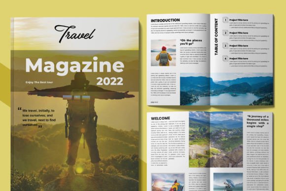 Travel Magazine Design 2022: A Modern Template for Dynamic Publishing