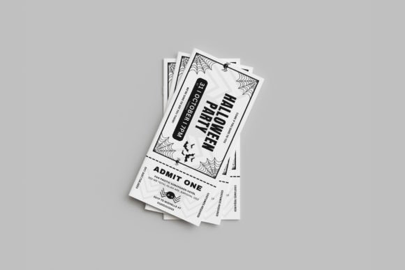 Unleash Spooky Creativity with the Halloween-Ticket Editable Template