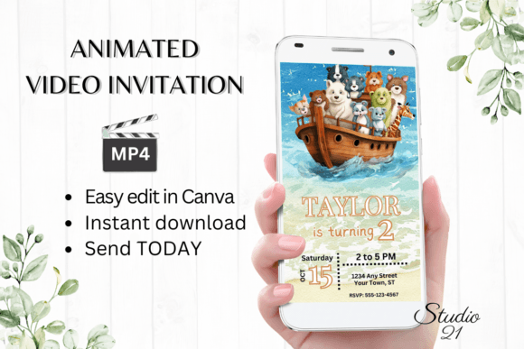 Unleash the Wild Fun: Digital Jungle Safari Birthday Invite