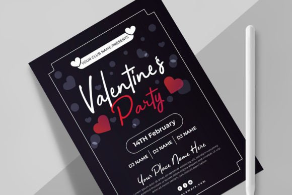 Valentine Party Flyer Template Design: Your Key to a Packed Event